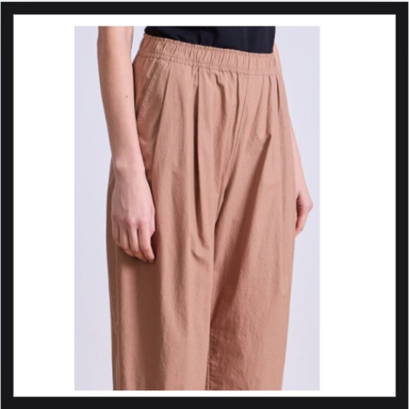 Apiece Apart Spa Pleat Pant Deep Khaki - Picture 2 of 4